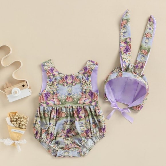 Easter Girl Clothes, Easter Baby Outfits, Easter Toddler Outfits, Bunny Clothes - Picture 1 of 4